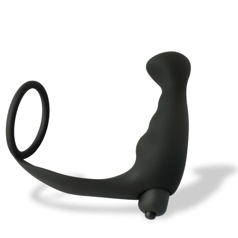 Iuterp Vibrating Anal Plug with Penis Ring