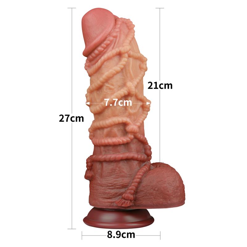 Dildo Dual Layer King Size Nature 105