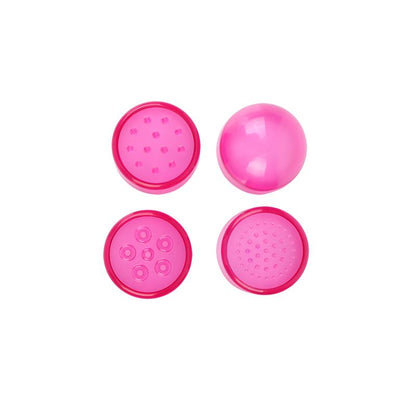 mini massager with 3 heads Pink