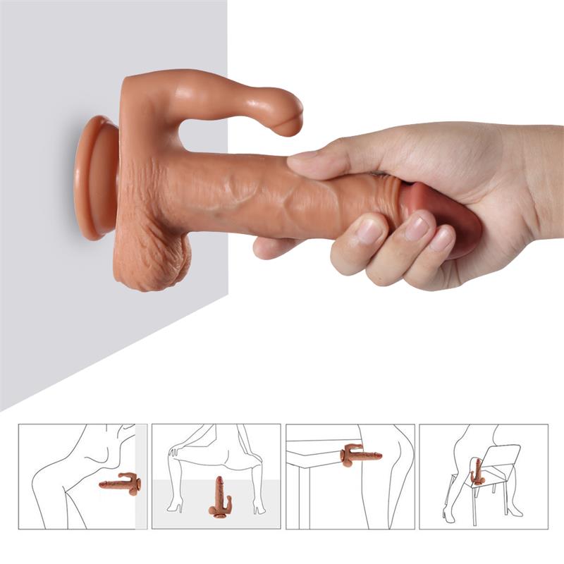 Brody Dildo with 20 Modes of Vibration and Clitoris Stimulator