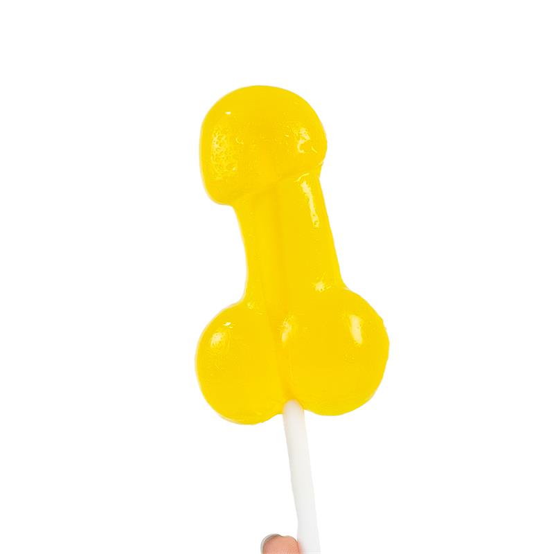 Penis Shaped Lollipop Pina Colada Flavor with Alcohol