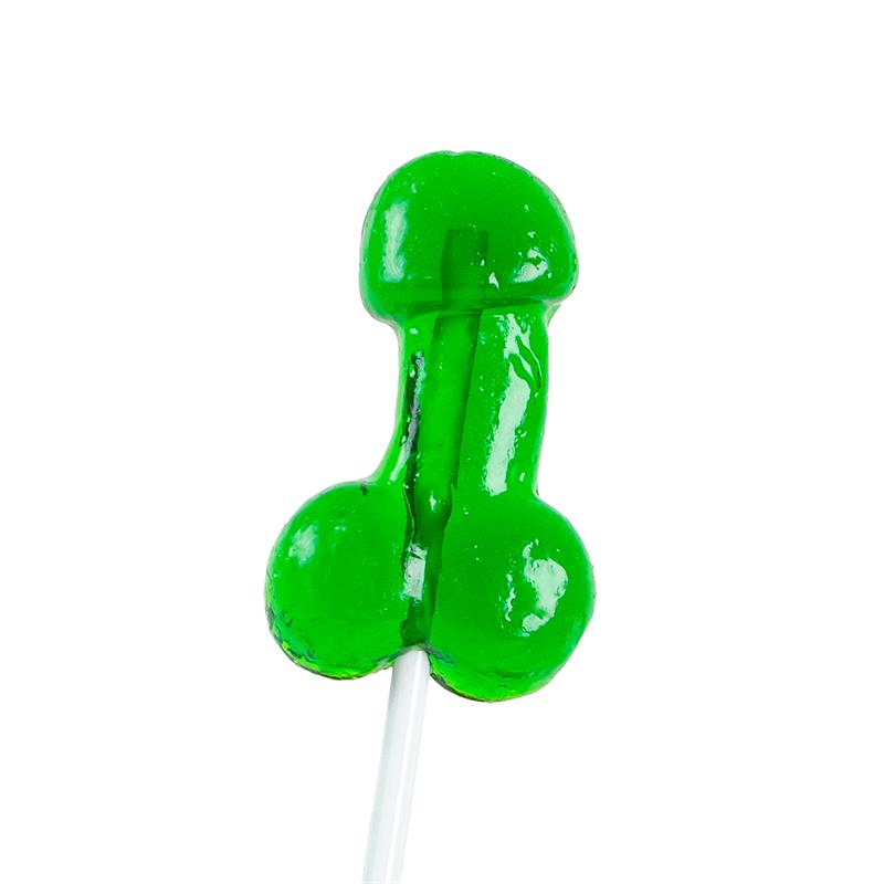 Penis Shaped Lollipop Mojito Flavor with Alcohol