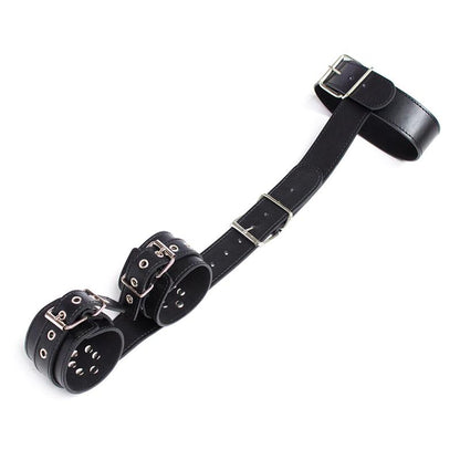 Collar with Restraints Adjustable Black