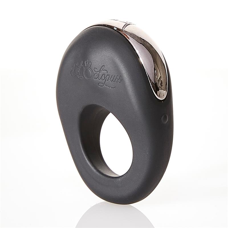 Vibrating Penis Ring Atom Black