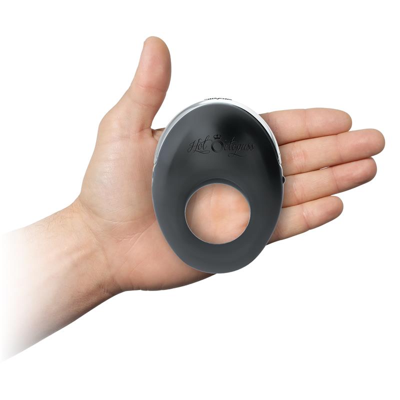 Vibrating Penis Ring Atom Black