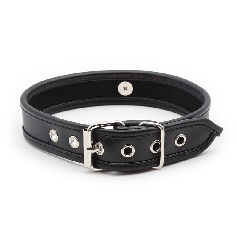 Collar with Hoop Black