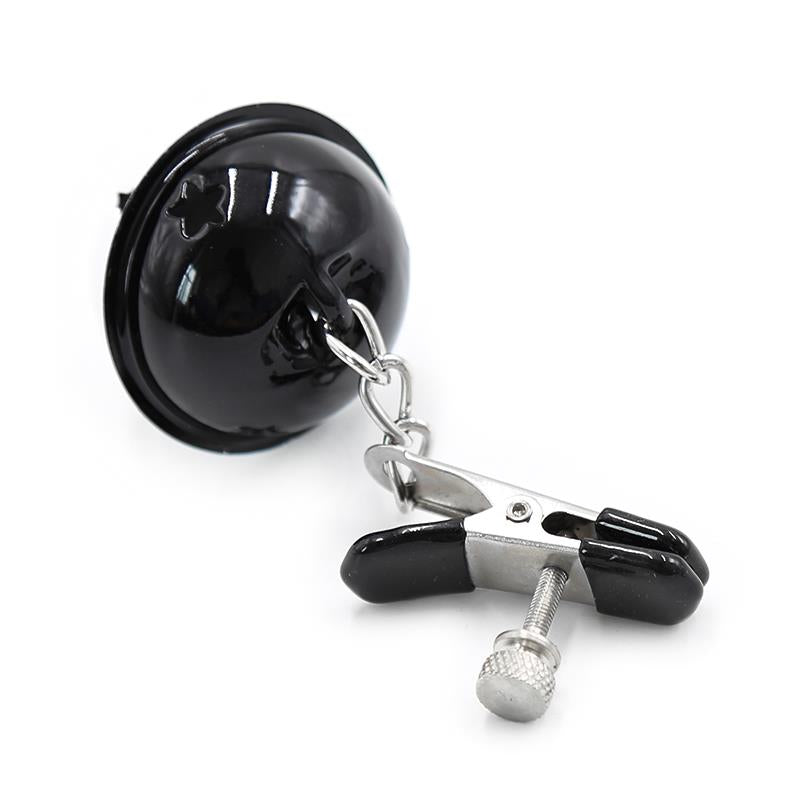 Nipple Clamps with Bell Black White