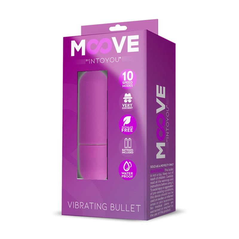 Vibrating Bullet 10 Speeds Purple