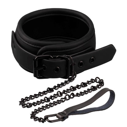 Collar with Leash Vegan Leather