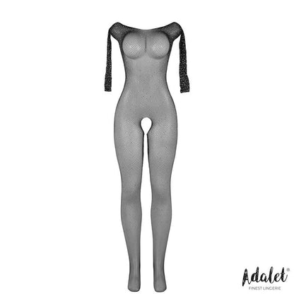 Maty Bodystocking open crotch with Rhinestones