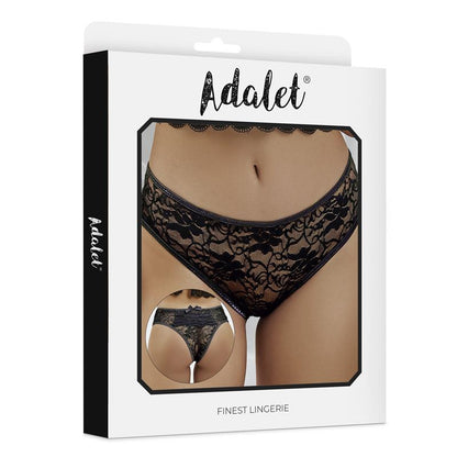 Camila Open crotch Panties with Floral Lace