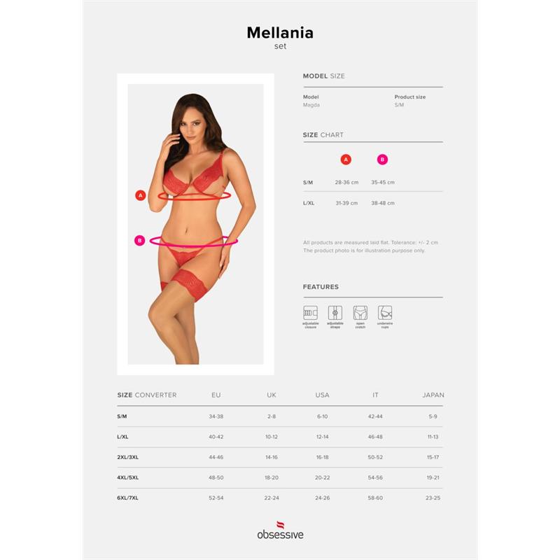 Mellania Bra Set With Thong