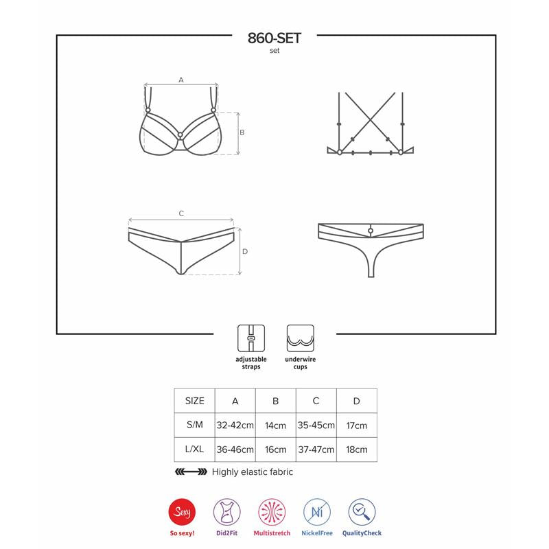 860 SET 2 2 Pieces Set White