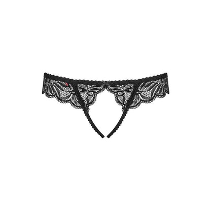 Contica Crotchless Panties Black