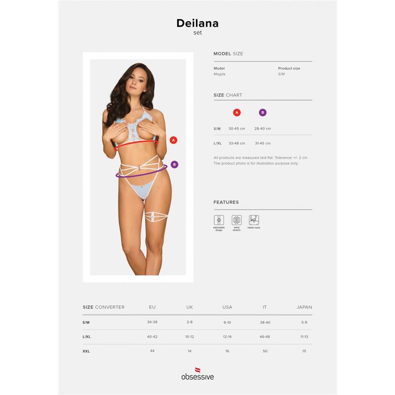 Deilana Open Bra Set