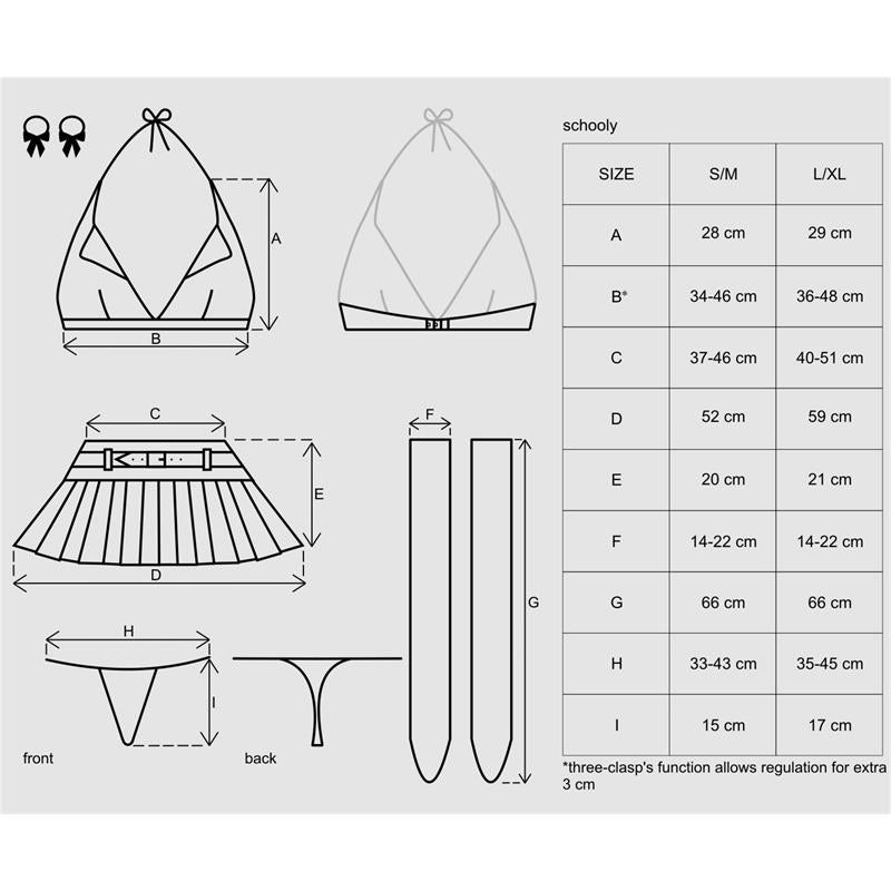 Schooly Uniform Set of 5 Pieces