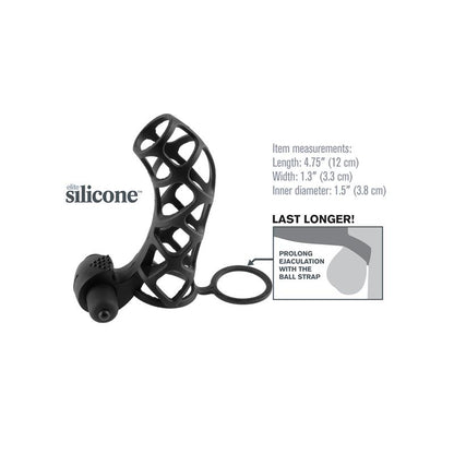 Fantasy X tensions Extreme Silicone Power Cage Black