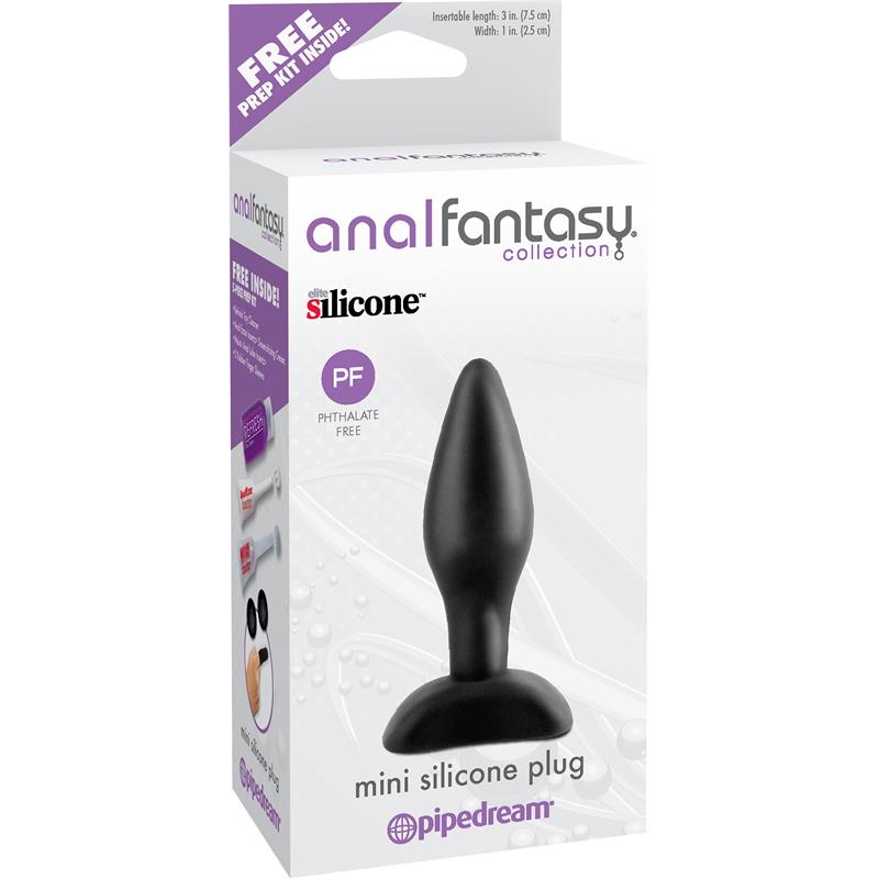 Mini Silicone Plug Colour Black