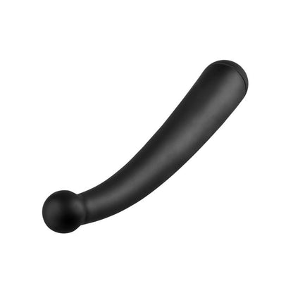 Vibrating Curved Anal Plug Colour Black