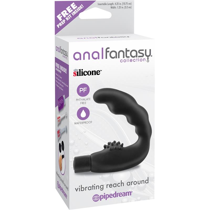 Vibrating Anal Stimulator Colour Black