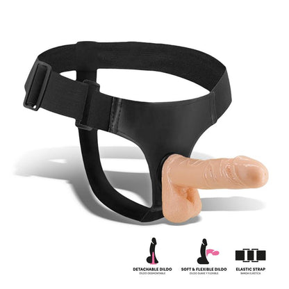 Flaxy Strap On Harness with Detachable and Flexible Dildo