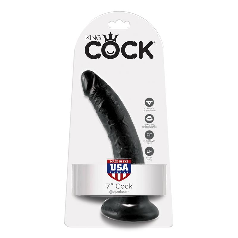 King Cock Dildo 7 Black