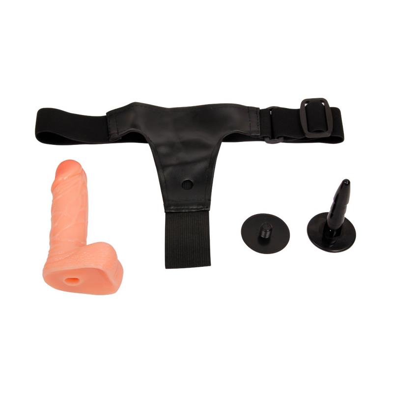 Strap On with Dildo Realistic Flesh 15 cm