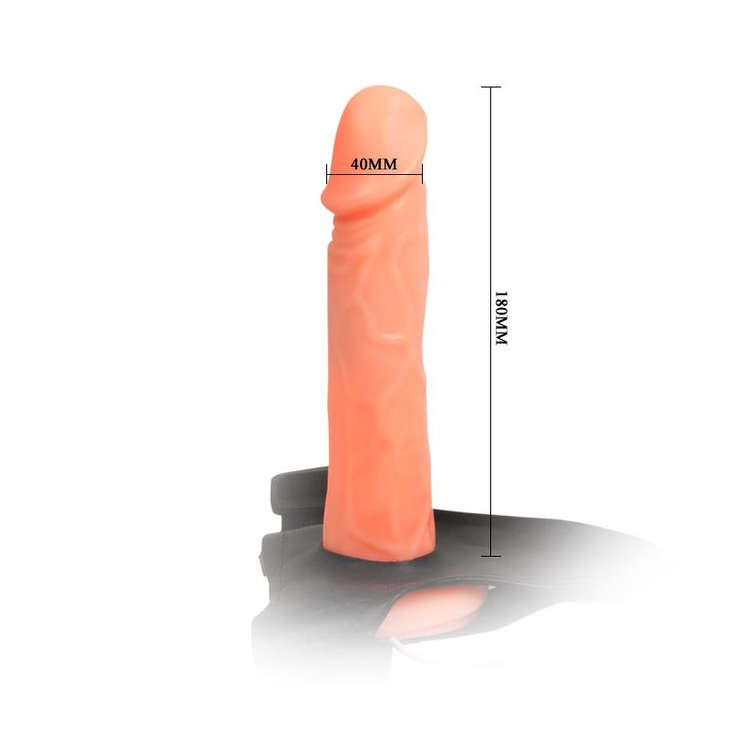 Strap on with Hollow Dildo Jessica 18 cm