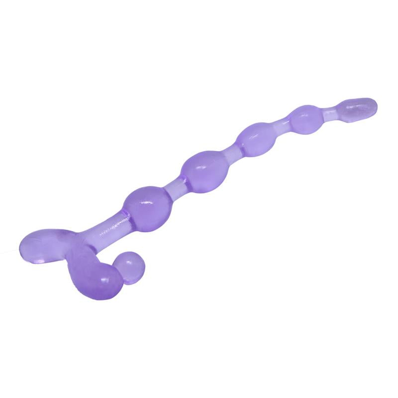 Bendy Twist Anal Beads Blue