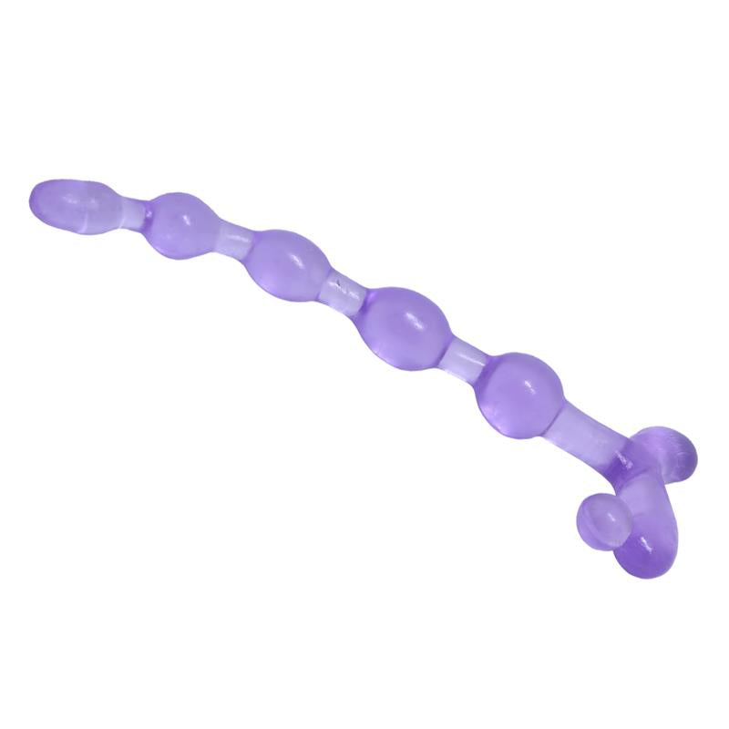 Bendy Twist Anal Beads Blue