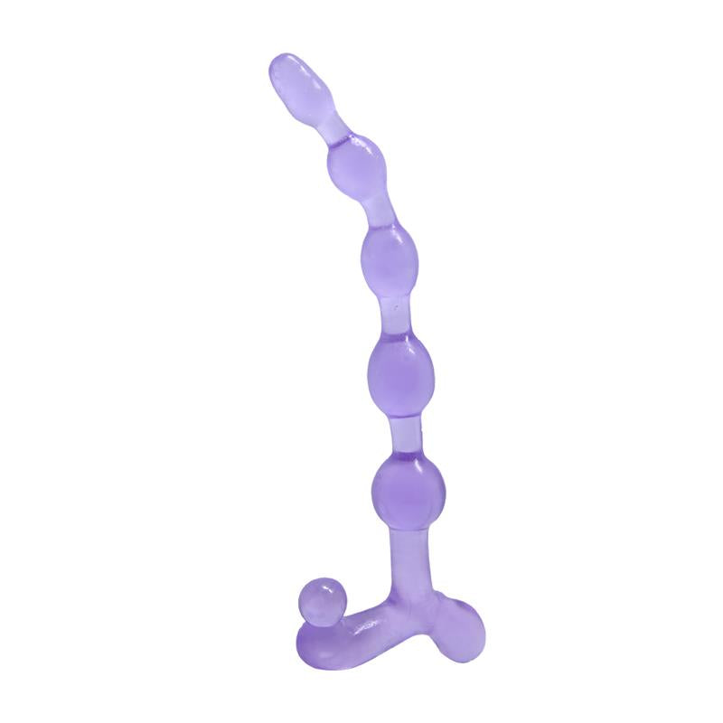 Bendy Twist Anal Beads Purple