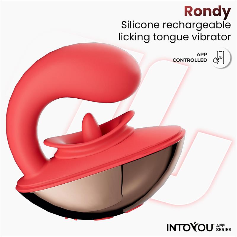 Rondy Vibrating and Licking Tongue Stimulator with App