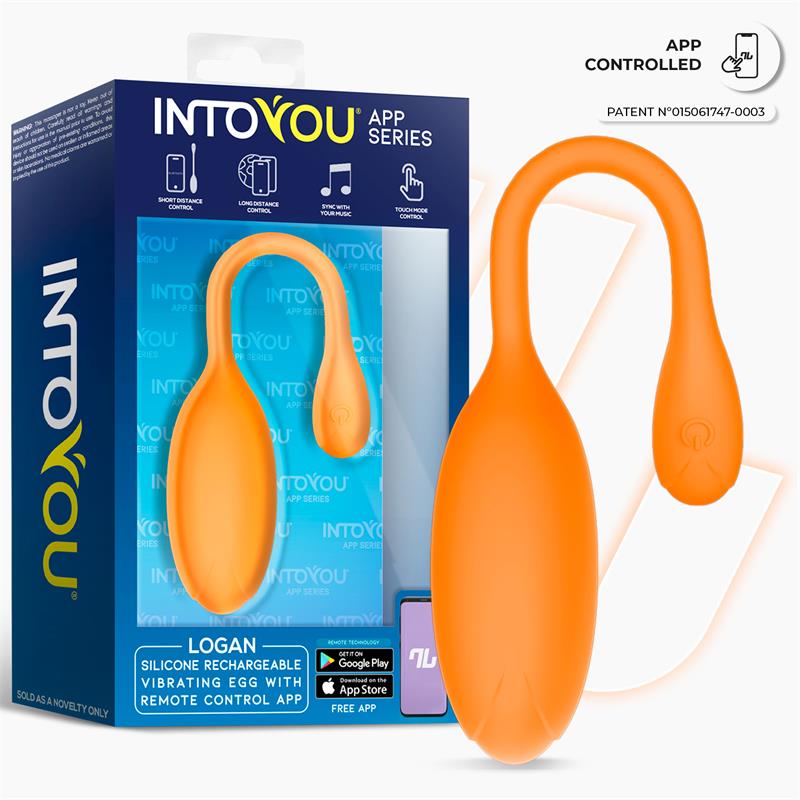 Logan Vibrating Egg with App Unibody Orange