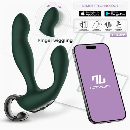 Greeny Prostate Massager with Finger Wiggling and App