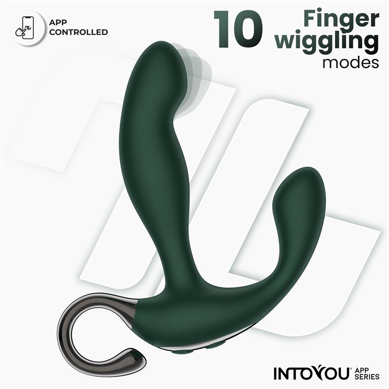 Greeny Prostate Massager with Finger Wiggling and App