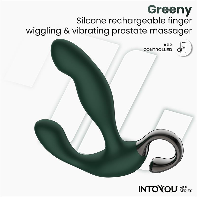 Greeny Prostate Massager with Finger Wiggling and App