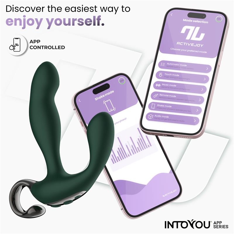 Greeny Prostate Massager with Finger Wiggling and App