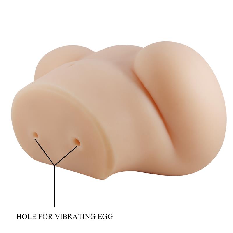 Luna Vibrating Realistic Masturbator Vagina and Anus