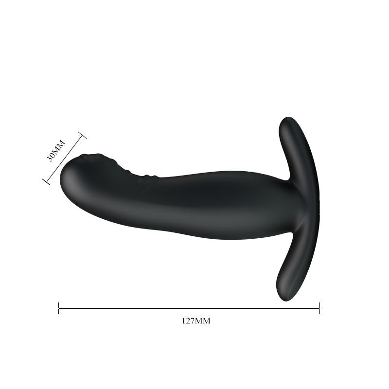 Prostate Massager with Ticling Beads and Vibration