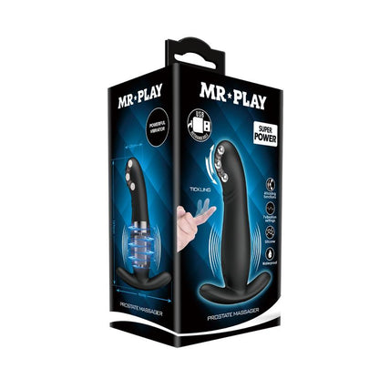 Prostate Massager with Ticling Beads and Vibration