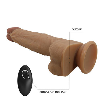 Jonathan Dildo with Vibration and Thrusting with Remote Control