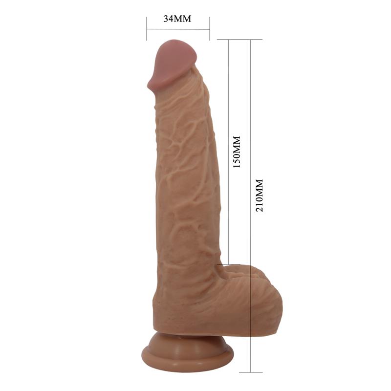 Jonathan Dildo with Vibration and Thrusting with Remote Control