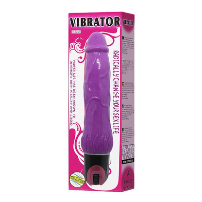 Fantasy Vibrating Dildo Purple