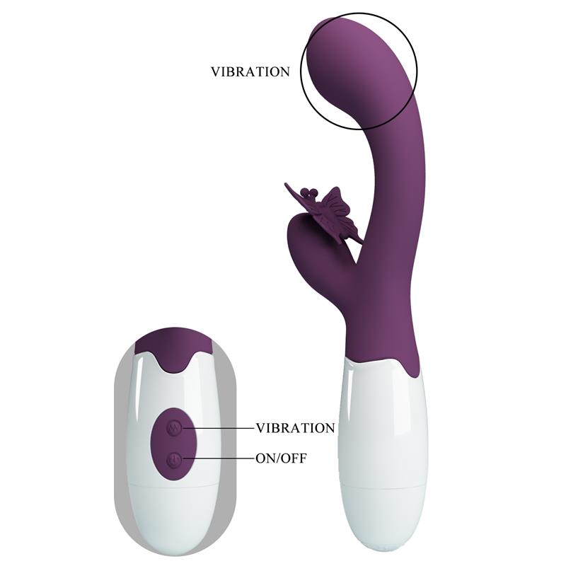 Vibrator Butterfly Kiss 30 functions Purple