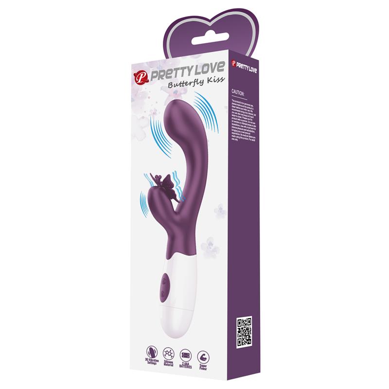 Vibrator Butterfly Kiss 30 functions Purple