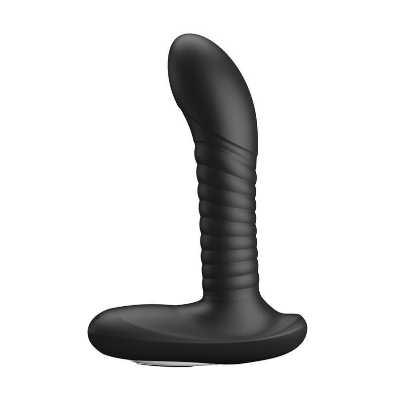 Anal Masager with Rolling Beads Black