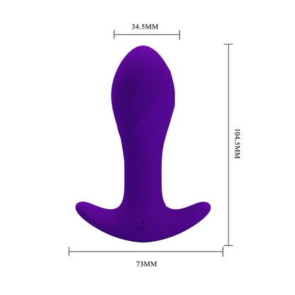 Anal Masager with Vibration Purple