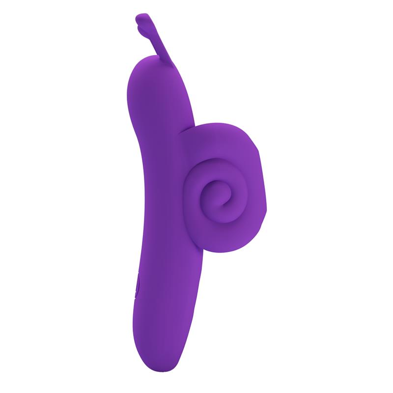 Finger Vibrator Snail Purple