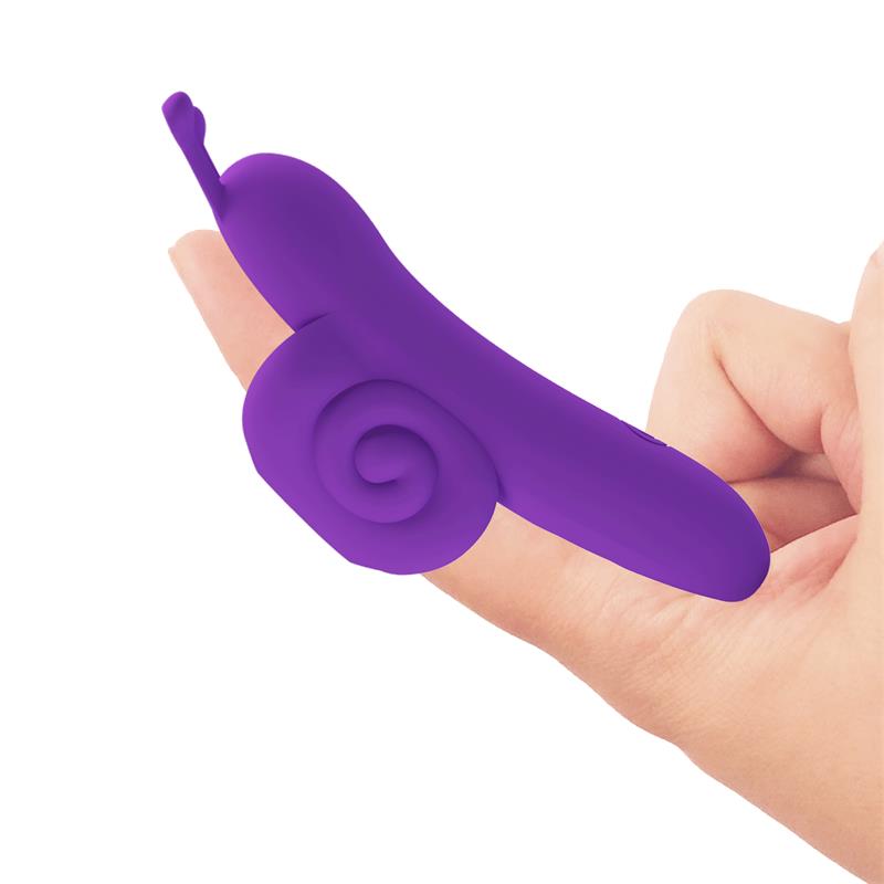 Finger Vibrator Snail Purple