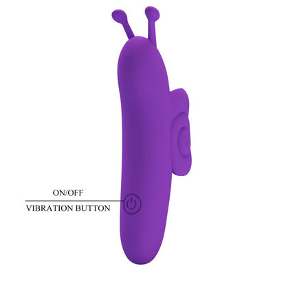 Finger Vibrator Snail Purple